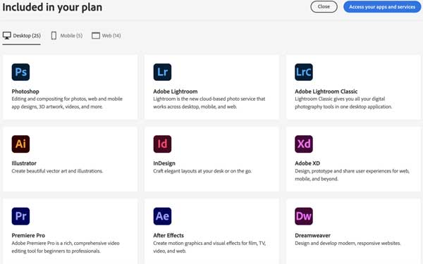 Mua Bản Quyền Adobe Full App (1, 3, 12 Tháng) Mail Chính Chủ