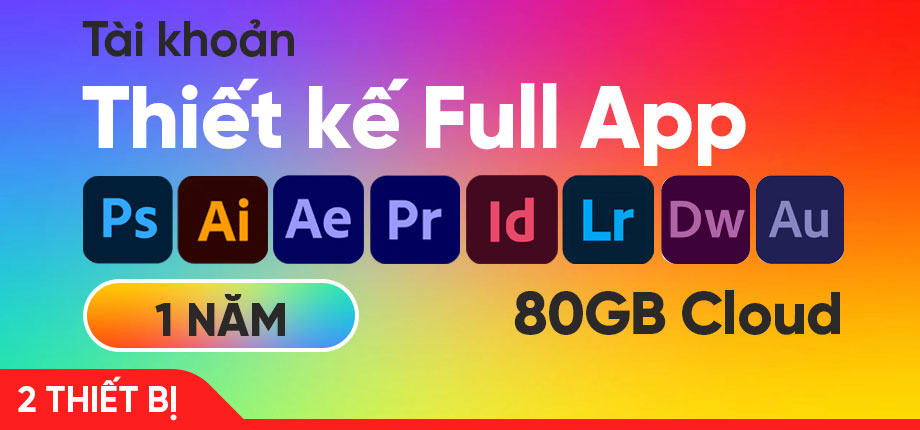 Mua tài khoản Adobe Full App Mua tài khoản Adobe Full App